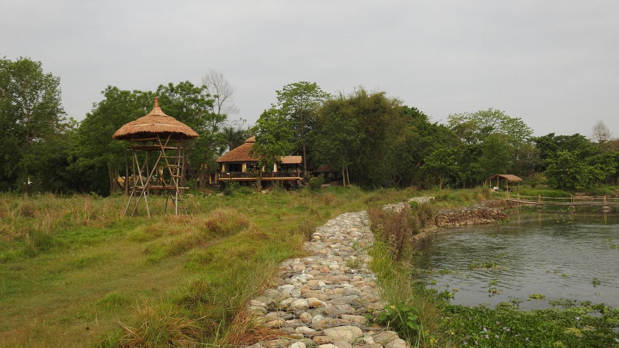 Sapana Village Lodge Sauraha Extérieur photo